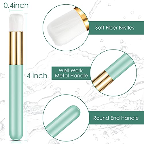 30 Pieces Lash Shampoo Brushes, Eyelash Extension Cleansing Brush Peel Off Bl...