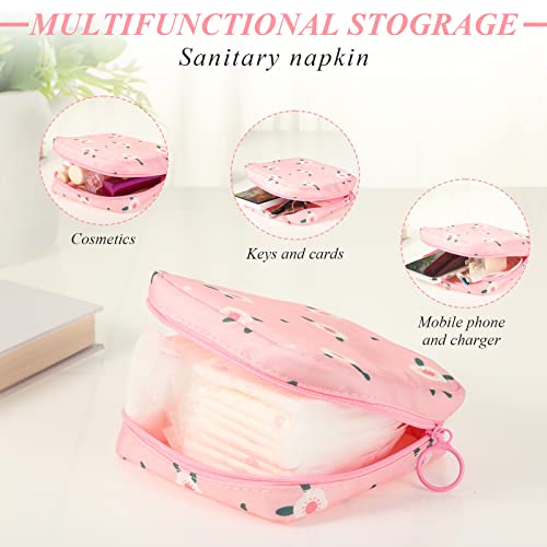 Shappy 4 Pieces Sanitary Napkin Bag Period Pad Pouch Period Holder Bag Kit Po...