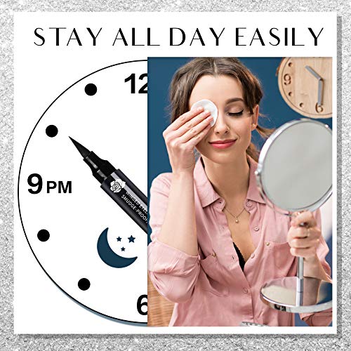 Black Eyeliner Stamp Wingliner-Winged Eyeliner Stamps for Perfect Wing Cat Ey...