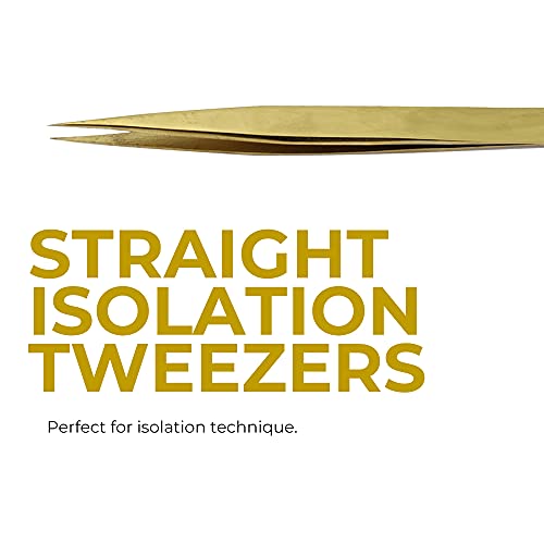 Sharp Skill Eyelash Extension Tweezers - 5 Piece Eyelash Extension Tweezer Se...