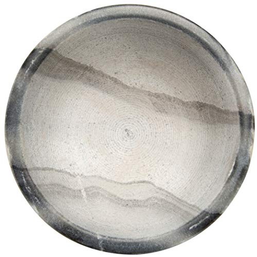 SHASH Marble Shaving Bowl, Grey - Lather Mug with Interior Grooves Builds a R...