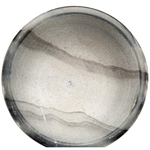 SHASH Marble Shaving Bowl, Grey - Lather Mug with Interior Grooves Builds a R...