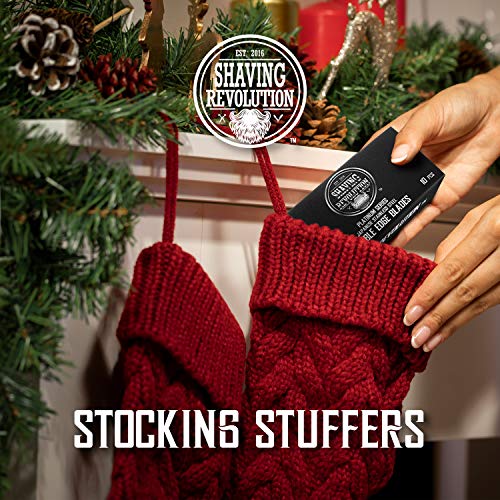 50 Count Double Edge Razor Blades - Men's Safety Razor Blades for Shaving - P...