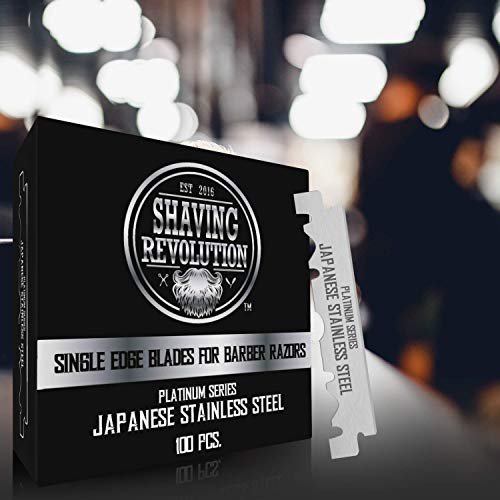 Barber Razor Blade - Single Edge Razor Blades 100 Count Stainless Steel Razor...