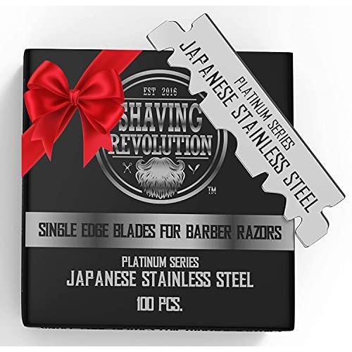 Barber Razor Blade - Single Edge Razor Blades 100 Count Stainless Steel Razor...