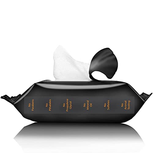 Shea Moisture Makeup Remover Face Wipes, African Black Soap, With Tea Tree Oi...