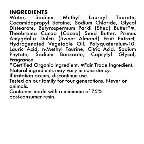 SheaMoisture Body Wash Extra Dry Skin Replenishing Cocoa Almond Cruelty Free ...