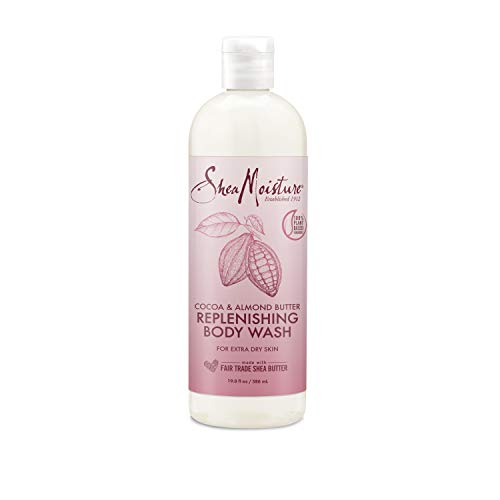 SheaMoisture Body Wash Extra Dry Skin Replenishing Cocoa Almond Cruelty Free ...