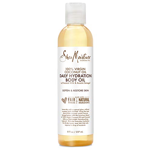 Sheamoisture Daily Hydration Body Oil for Dry Skin Virgin Coconut Oil Paraben...