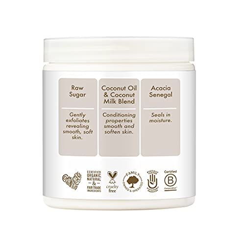 SheaMoisture Daily Hydration Crème Sugar Scrub Care for Dry Skin 100% Virgin ...