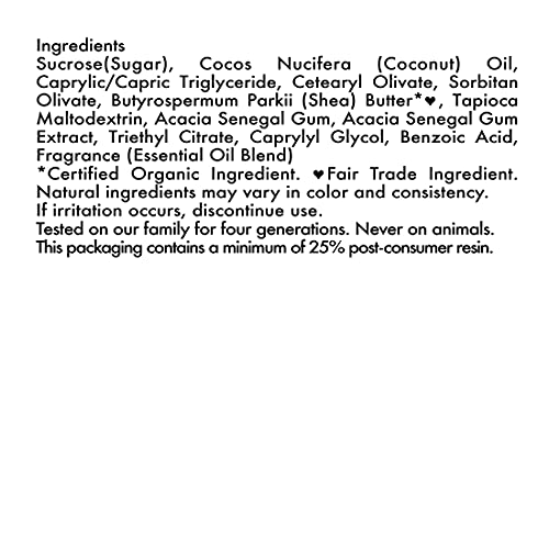 SheaMoisture Daily Hydration Crème Sugar Scrub Care for Dry Skin 100% Virgin ...