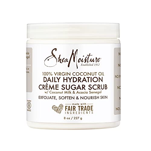 SheaMoisture Daily Hydration Crème Sugar Scrub Care for Dry Skin 100% Virgin ...