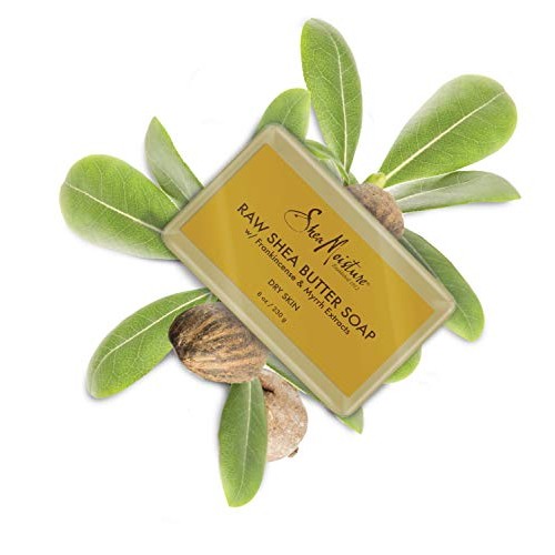 SheaMoisture Face and Body Bar Soap for Dry Skin with Paraben Free, Raw Shea ...