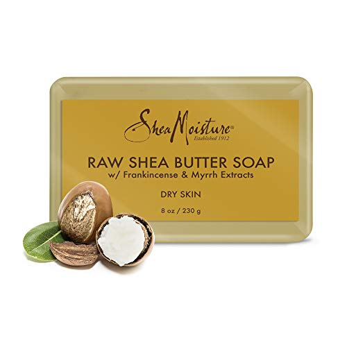 SheaMoisture Face and Body Bar Soap for Dry Skin with Paraben Free, Raw Shea ...