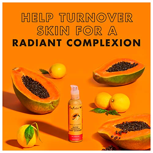 SheaMoisture Goddess Body Shimmer for Dry Skin, Dull Skin Papaya and Vitamin ...