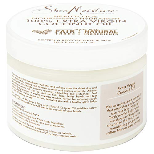 Sheamoisture Head-to-Toe Nourishing Hydration for Dry Skin 100% Virgin Coconu...