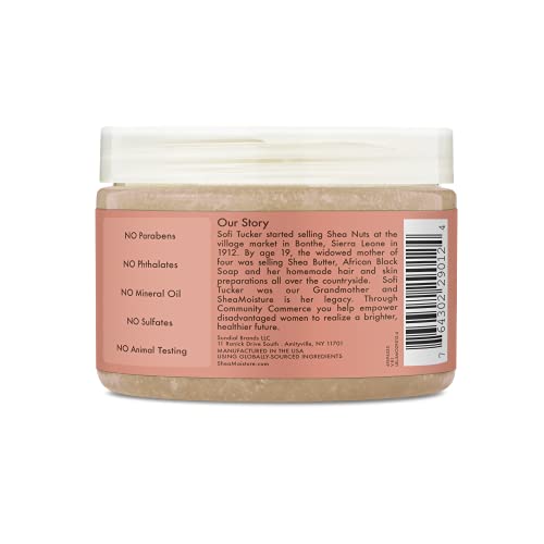 SheaMoisture Illuminating Hand and Body Scrub for Dull Skin Coconut and Hibis...