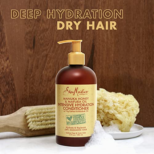 SheaMoisture Intensive Hydration Conditioner for Dry, Damaged Hair Manuka Hon...