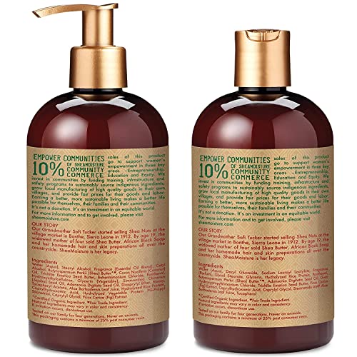 SheaMoisture Manuka Honey & Mafura Oil Intensive Hydration Shampoo & Conditio...