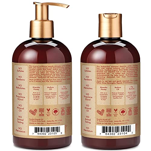 SheaMoisture Manuka Honey & Mafura Oil Intensive Hydration Shampoo & Conditio...