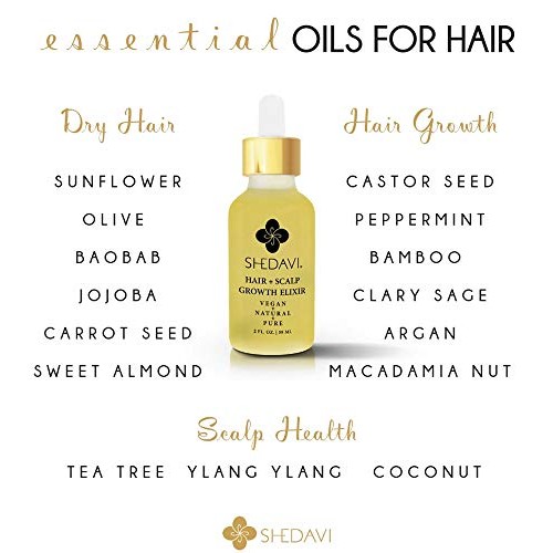 Shedavi Vegan Healthy Hair Growth Oil Serum With Botanicals - Hair Growth for...