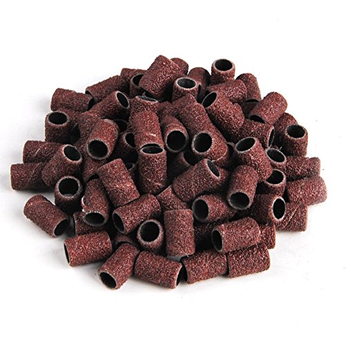 Shelloloh 300pcs Professional Sanding Bands for Nail Drill Manicure Pedicure ...