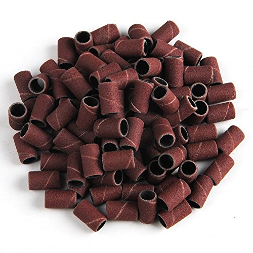 Shelloloh 300pcs Professional Sanding Bands for Nail Drill Manicure Pedicure ...
