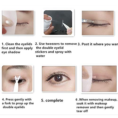 Eyelid Tape Invisible Eye Stickers Portable Breathable Natural Invisible Sing...