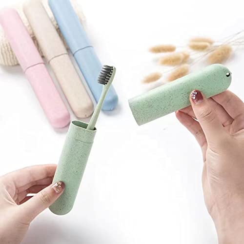 SHENQIDZ 8 pack travel toothbrush case, portable toothbrush case for travel, ...