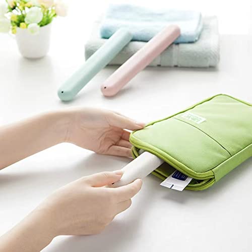 SHENQIDZ 8 pack travel toothbrush case, portable toothbrush case for travel, ...