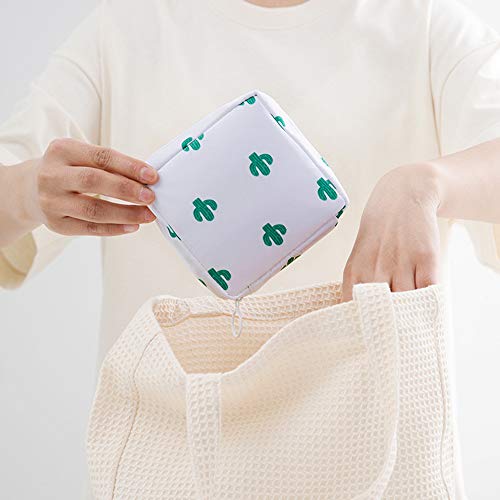 Shenxiao Sanitary Napkin Storage Bag Portable Menstrual Pad Tampons Collect B...