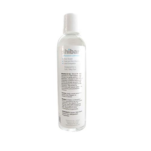 Shibari Personal Lubricant - Water Based 8oz Bottle