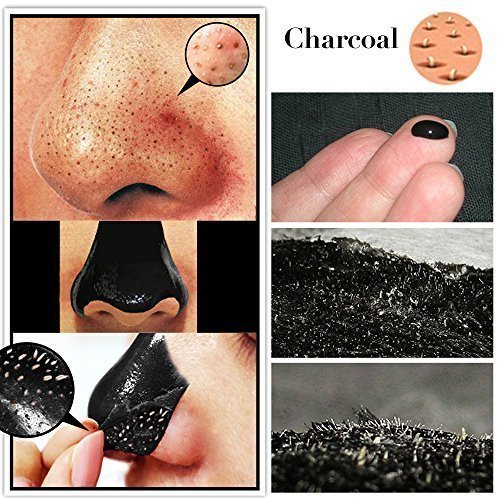 SHILLS Charcoal Black Mask, Blackhead Mask, Acne Removal Mask, Activated Char...
