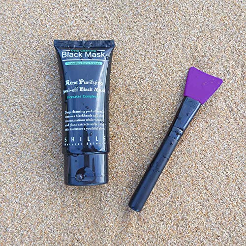SHILLS Charcoal Black Mask, Blackhead Remover Mask, Charcoal Mask, Acne Peel ...