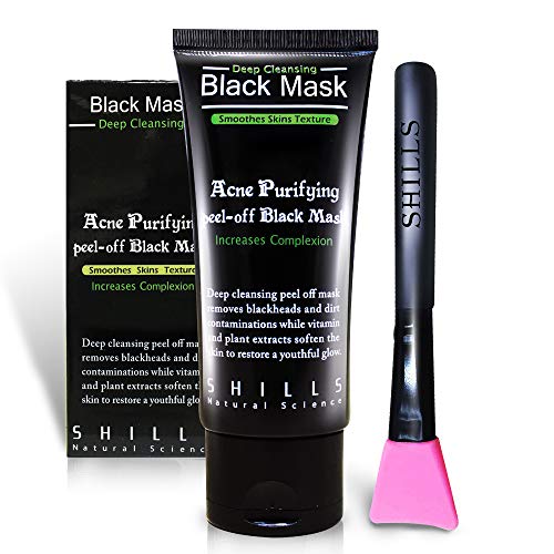 SHILLS Charcoal Black Mask, Peel Off Mask, Charcoal Mask, Black Peel Off Mask...