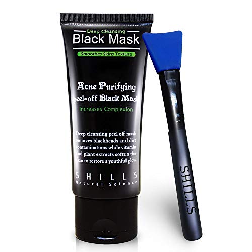SHILLS Charcoal Mask for Men, Purifying Peel Off Mask, Black Mask Peel Off, B...