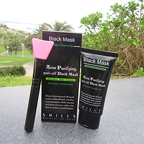 SHILLS Purifying Charcoal Black Mask, Peel Off Mask, Black Mask Peel Off, Bla...