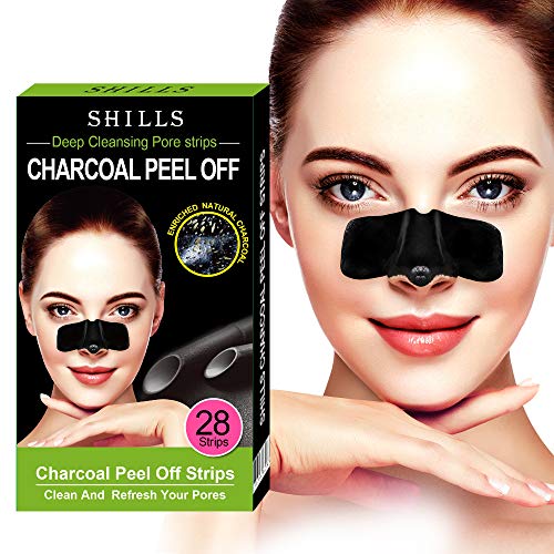 SHILLS Purifying Pore Strips, Nose Strips, 28 Count Strips, Deep Cleansing Bl...