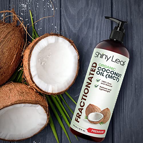 Fractionated Coconut Oil, 100% Pure & Natural Body Oil for Massage & Aromathe...