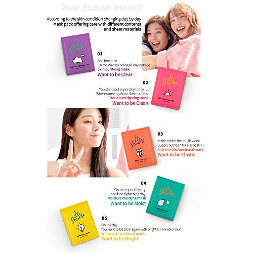 ShionLe Face Facial Beauty Skin Care Mask Sheets | Moisturizing | Brightening...