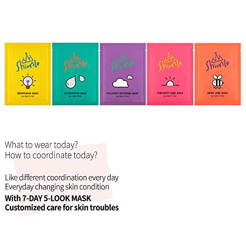 ShionLe Face Facial Beauty Skin Care Mask Sheets | Moisturizing | Brightening...