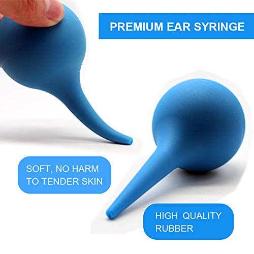 SHJYKRU 30ml Ear Syringe Hand Bulb Syringe Ear Washing Squeeze Bulb for Kids ...
