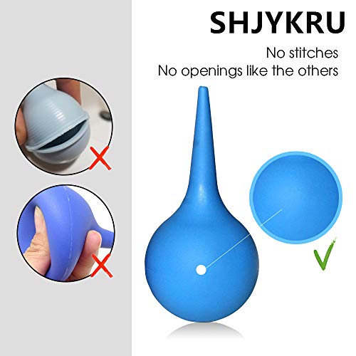 SHJYKRU 30ml Ear Syringe Hand Bulb Syringe Ear Washing Squeeze Bulb for Kids ...