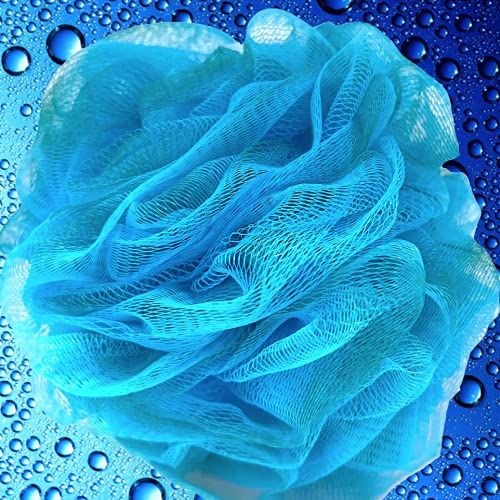 Loofah Bath-Sponge Swirl-Deep-Set-XL-75g by Shower Bouquet - Extra Large 4 Pa...
