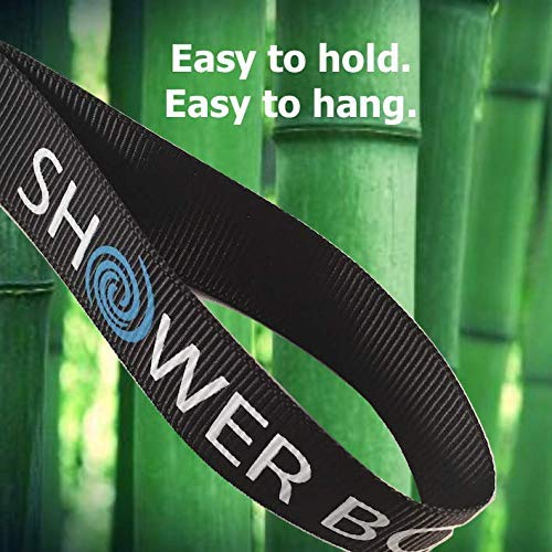 Loofah-Charcoal Back-Scrubber & Bath-Sponges by Shower Bouquet: 1 Long-Handle...