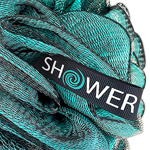 Loofah-Charcoal Bath-Sponge-Color-Set XL-75g by Shower Bouquet - Extra Large ...