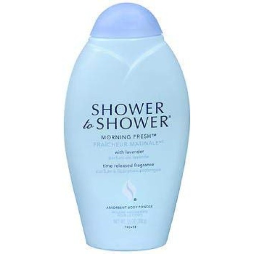 Shower to Shower Absorbent Body Powder Morning Fresh - 13 oz, Pack of 5