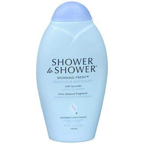 Shower to Shower Absorbent Body Powder Morning Fresh - 13 oz, Pack of 5