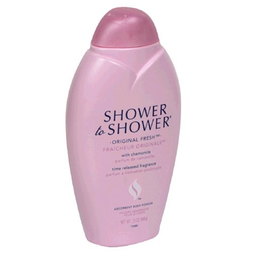 Shower to Shower Absorbent Body Powder, Original Fresh with Chamomile, 13-Oun...