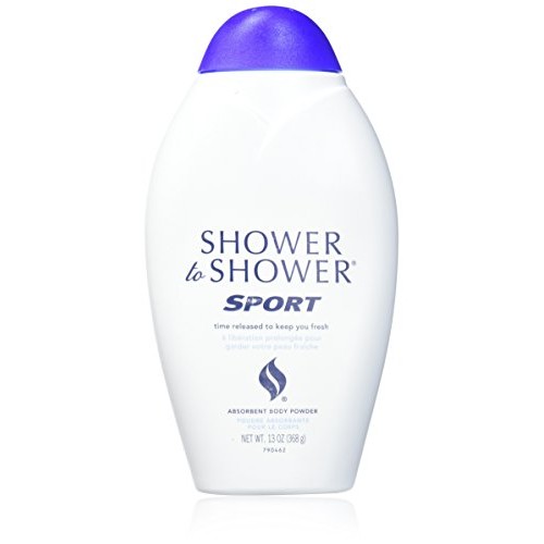 Shower to Shower Absorbent Body Powder, Sport, 13-Ounce Bottles (Pack of 3)